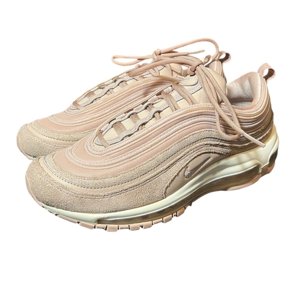 Nike Air Max 97 Trainers US 8 Pink Metallic Particle‎ Beige Shoes Sneakers